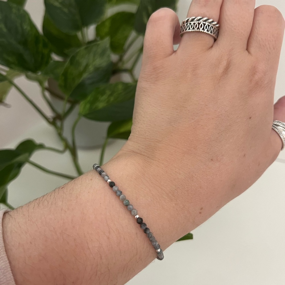 NWT 925 Sterling Silver Emerald Bracelet π - Picture 12 of 14